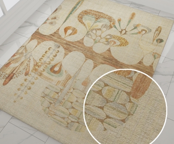 方形花纹地毯 (88)-ID:503153516