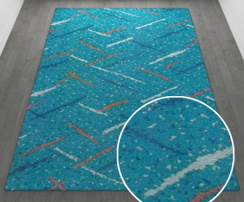 现代方形地毯 ()-ID:122383844