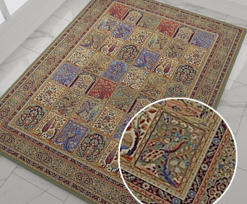 欧式方形花纹地毯 (36)-ID:572949218