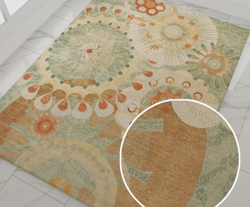 方形花纹地毯 (89)-ID:257297933