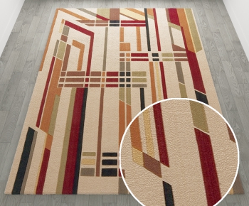 -现代风格方形地毯-ID:725032853