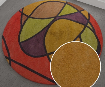 圆形地毯 ()-ID:151190519