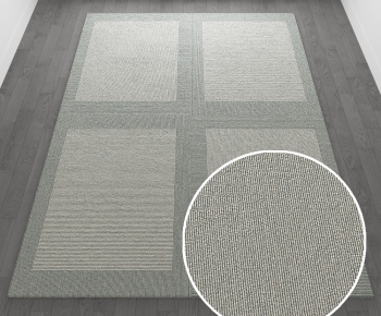 现代方形地毯-ID:111181435