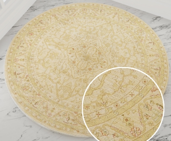 圆形古典欧式花纹地毯 (9)-ID:854471922