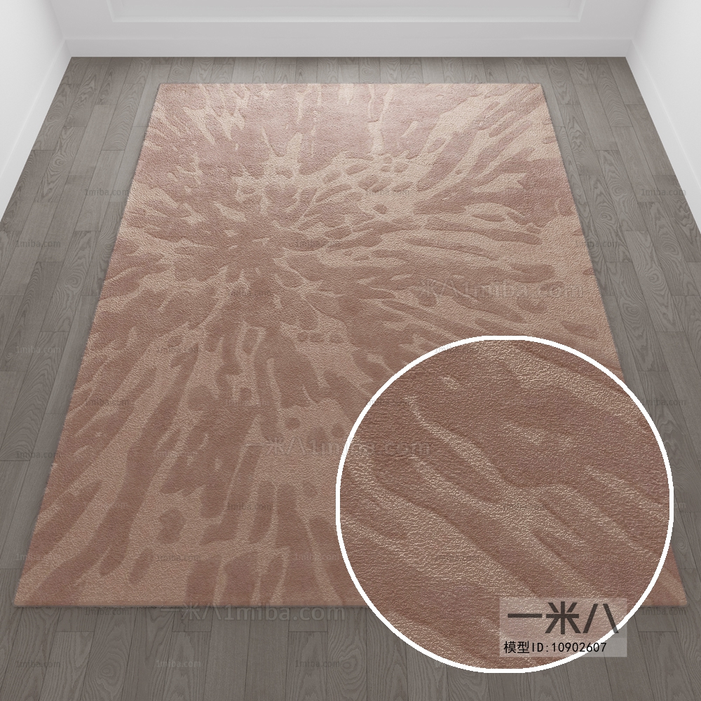 -现代风格方形地毯