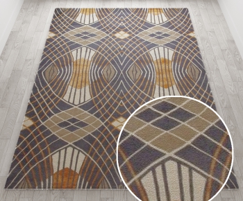 -现代风格方形地毯-ID:744759242