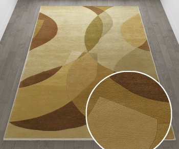 -现代风格方形地毯-ID:521457885