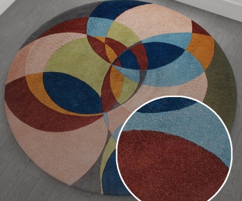 圆形地毯 ()-ID:655713879
