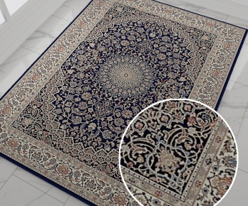 欧式方形花纹地毯 (35)-ID:606522963