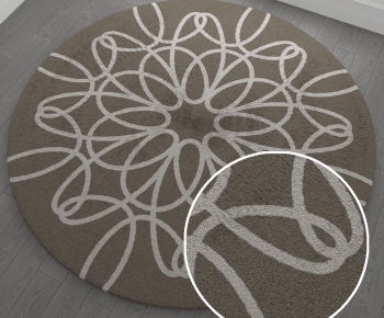 圆形地毯 ()-ID:390738941