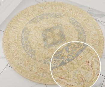 圆形古典欧式花纹地毯 (12)-ID:789620423