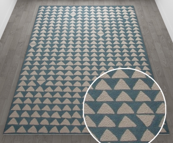 -现代风格方形地毯-ID:159820787