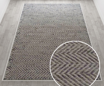 现代方形地毯-ID:197360863
