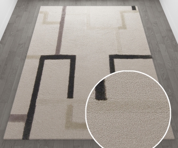 现代方形地毯 ()-ID:684005343