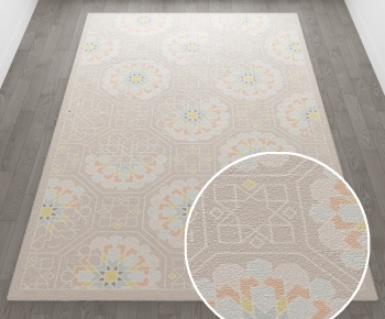 -现代风格方形地毯-ID:884370718