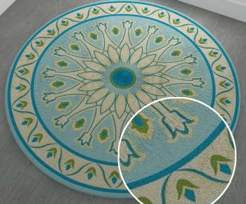 圆形地毯 ()-ID:505585287