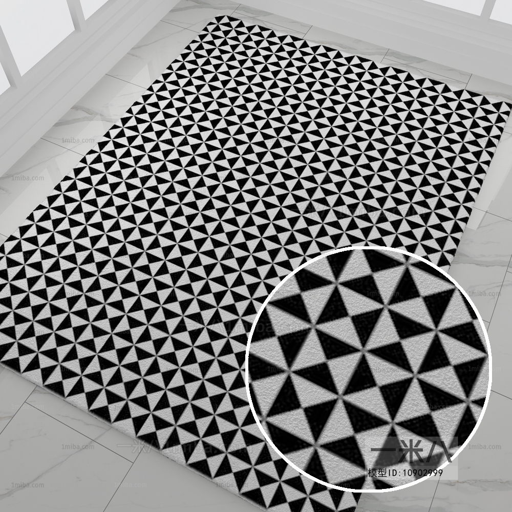 方形花纹地毯 (61)