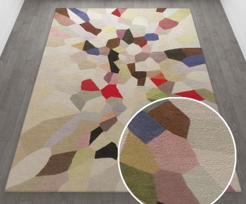 现代方形地毯 ()-ID:756973619