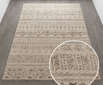 现代方形地毯-ID:318220589