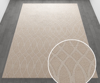 现代方形地毯-ID:445447649