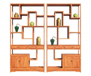New Chinese Style Antique Rack-ID:738425929