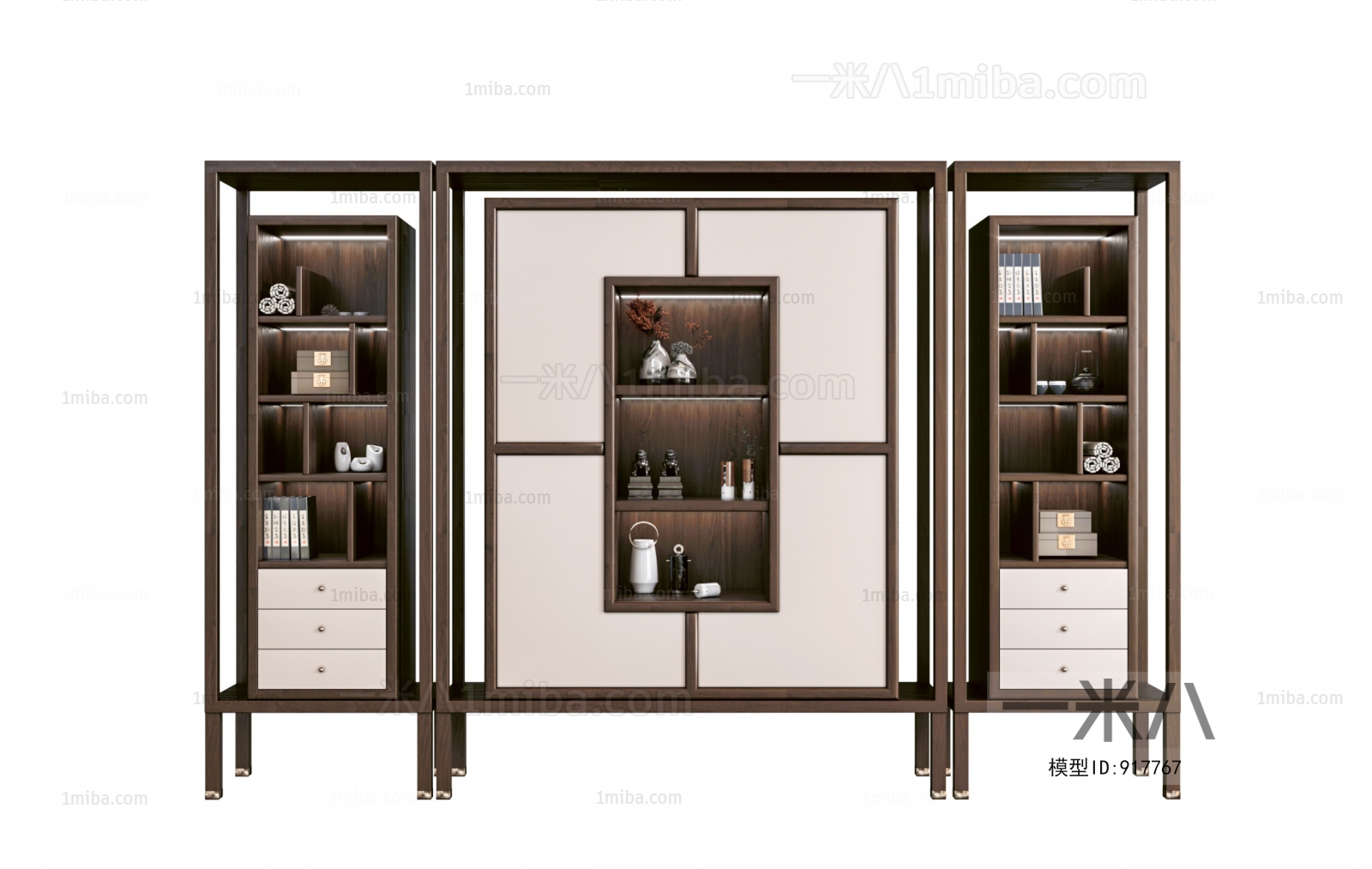 New Chinese Style Bookcase