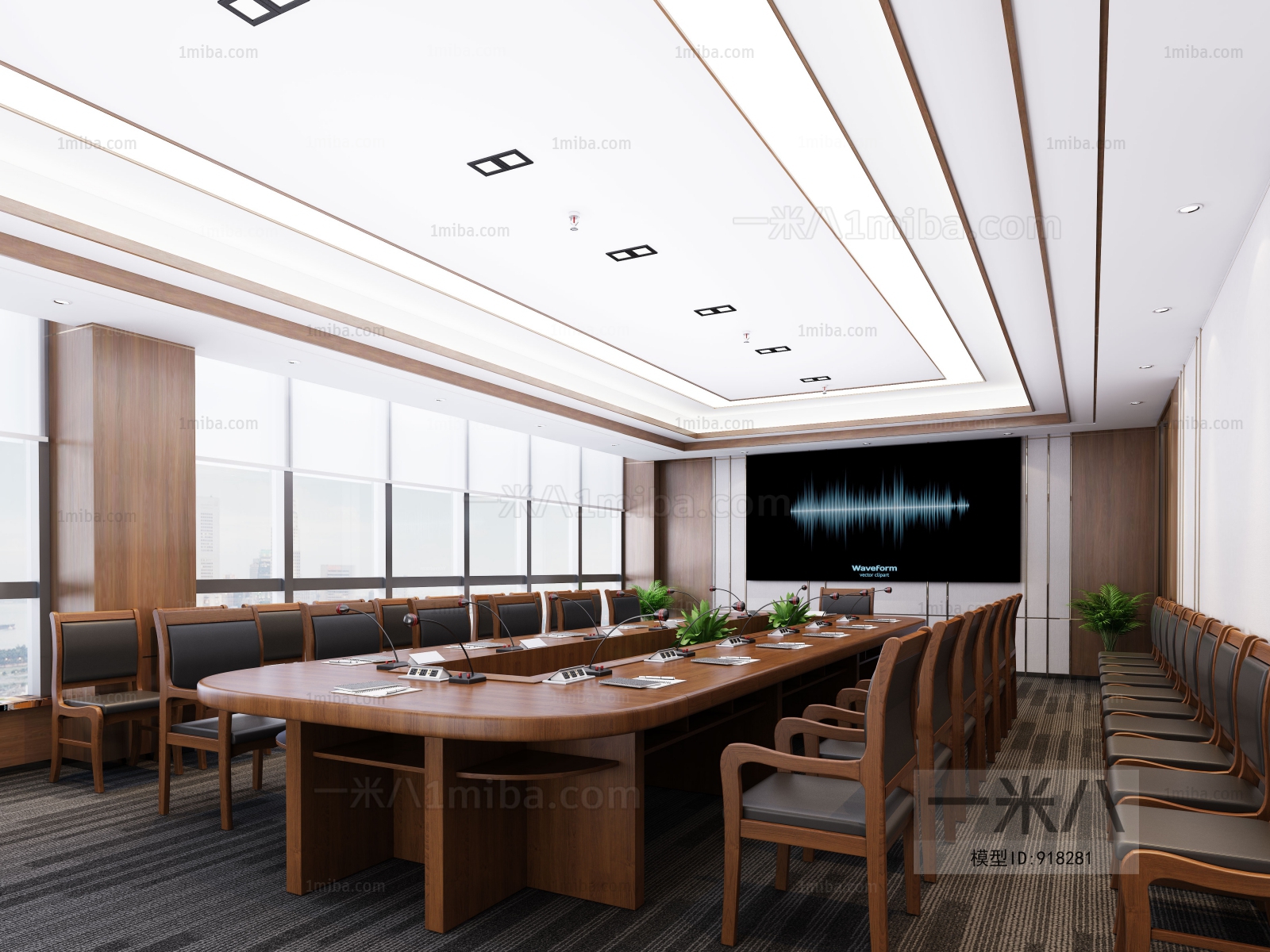 New Chinese Style Meeting Room