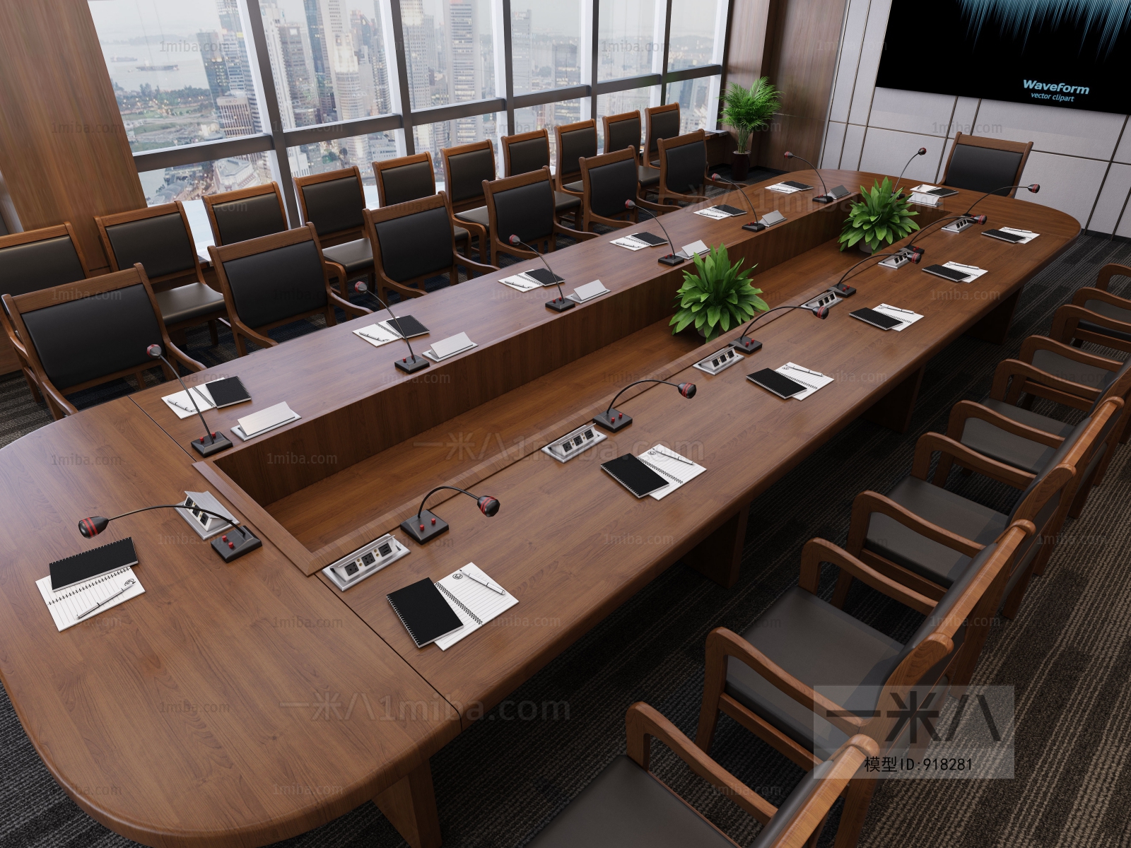 New Chinese Style Meeting Room