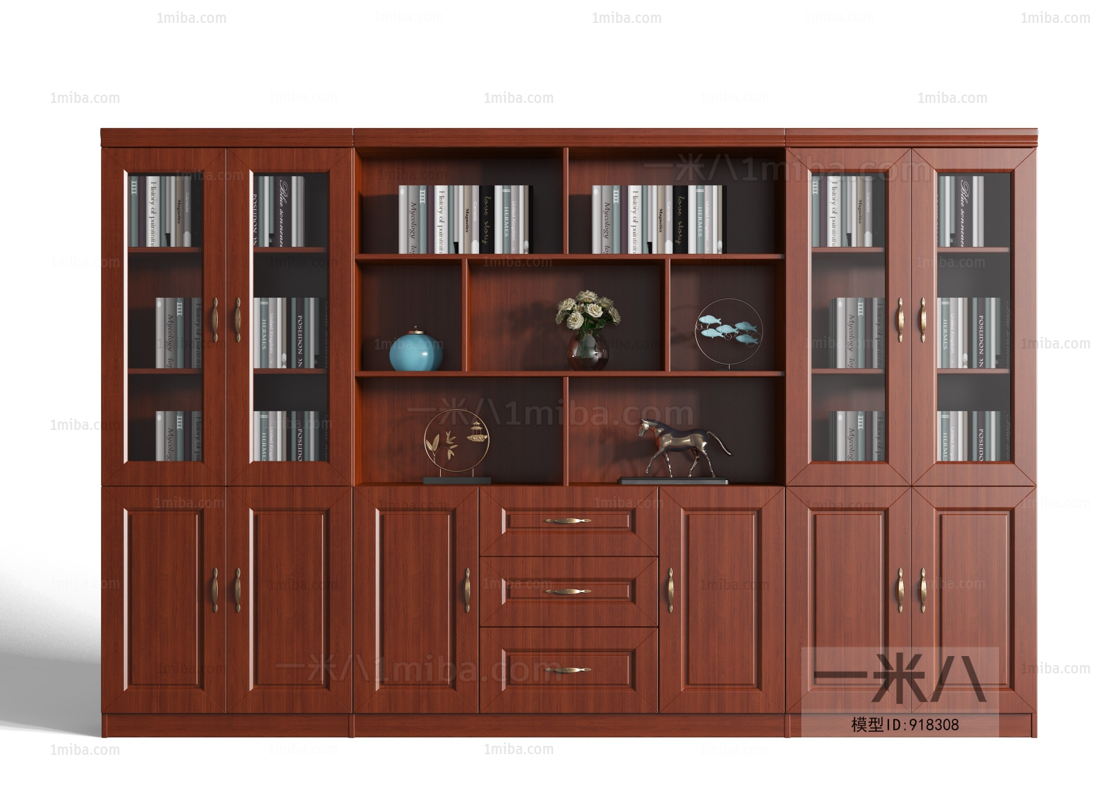 New Chinese Style Office Cabinet