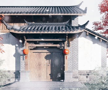 Chinese Style Facade Element-ID:248855765