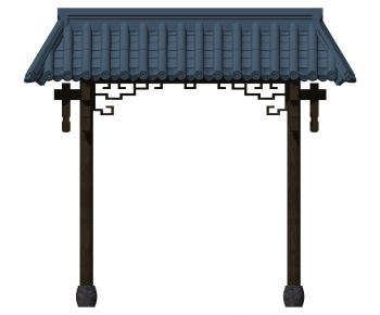 New Chinese Style Building Component-ID:675078623