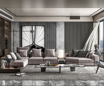 Modern A Living Room-ID:632247192
