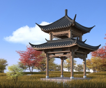 Chinese Style Building Component-ID:256596426