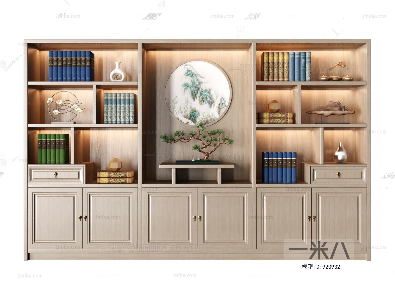 New Chinese Style Decorative Cabinet