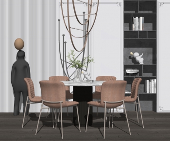 Modern Dining Table And Chairs-ID:993430376