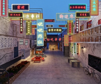 新中式复古商业街道-ID:233920535