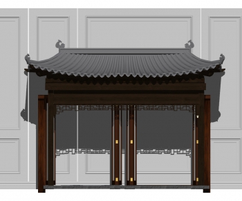 New Chinese Style Building Component-ID:660641711