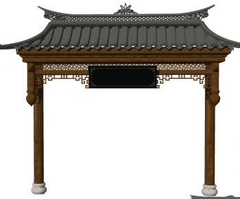 New Chinese Style Building Component-ID:671505126