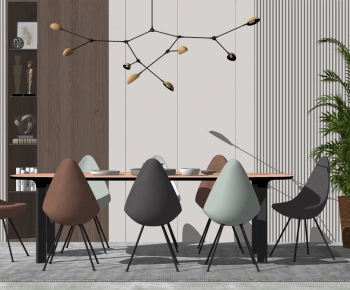 Modern Dining Table And Chairs-ID:297109149