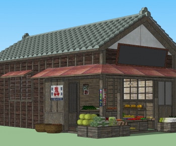 日式小木屋、水果店、小卖铺-ID:956793348