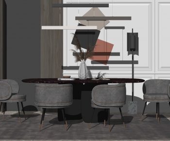 Modern Dining Table And Chairs-ID:856721988