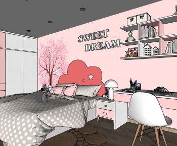 Modern Girl's Room Daughter's Room-ID:599269129