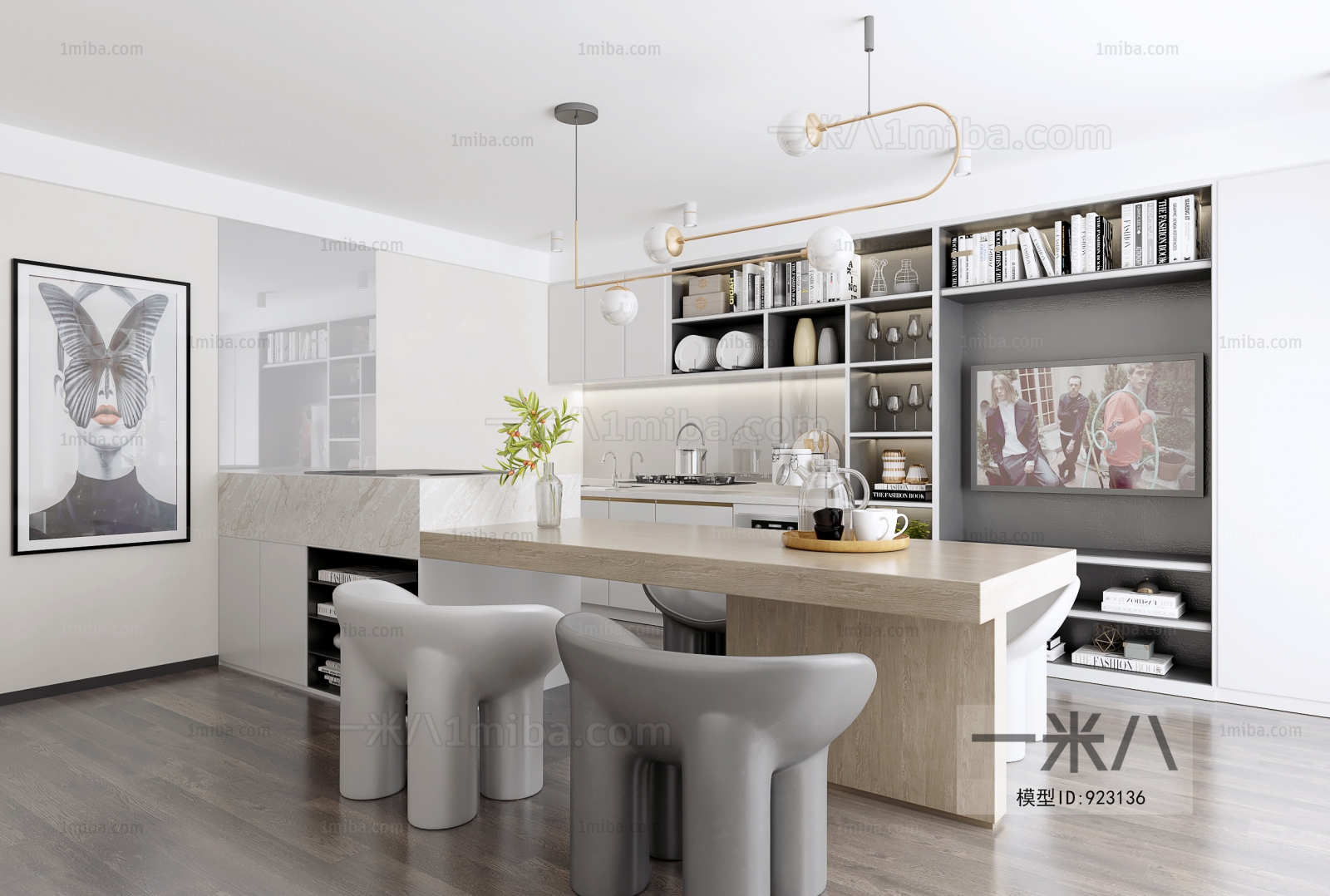 Modern Open Kitchen