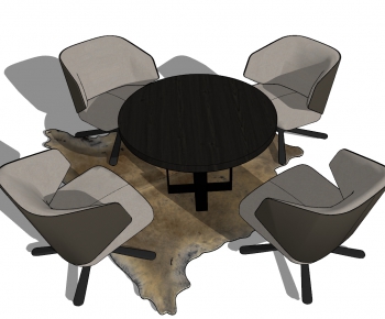 Modern Dining Table And Chairs-ID:607270567