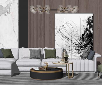 Modern A Living Room-ID:963725148