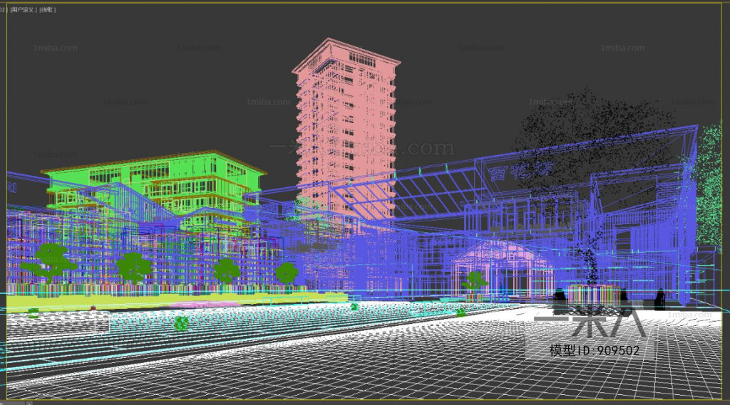 New Chinese Style Building Appearance