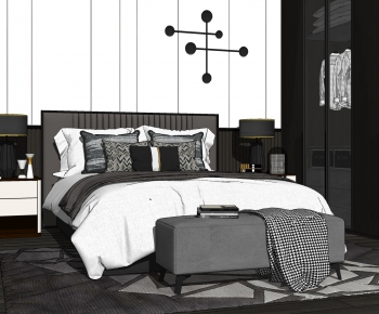 Modern Bedroom-ID:592842948