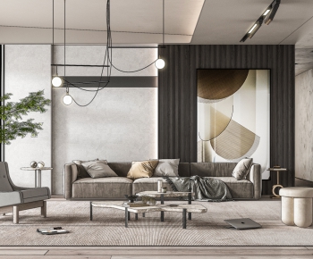 Modern A Living Room-ID:515227495