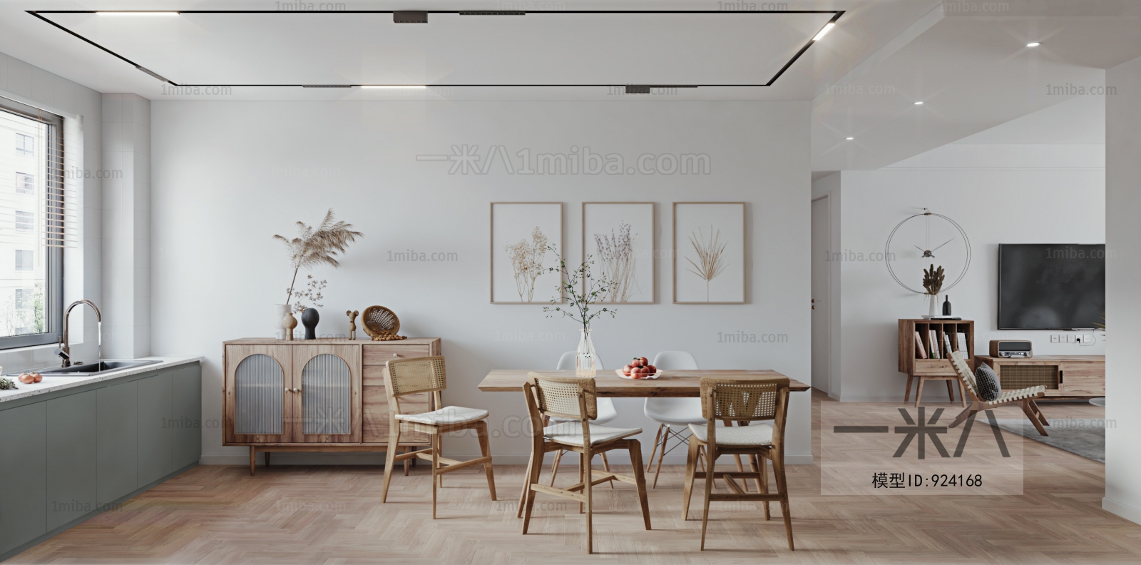 Wabi-sabi Style A Living Room