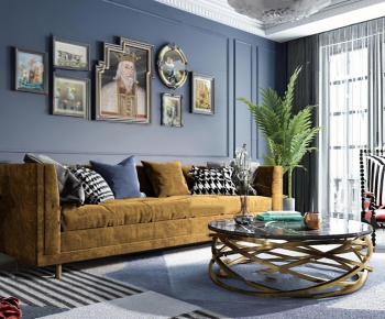 American Style A Living Room-ID:258599598